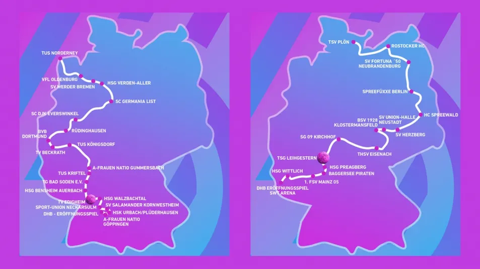 WM Bälle Route