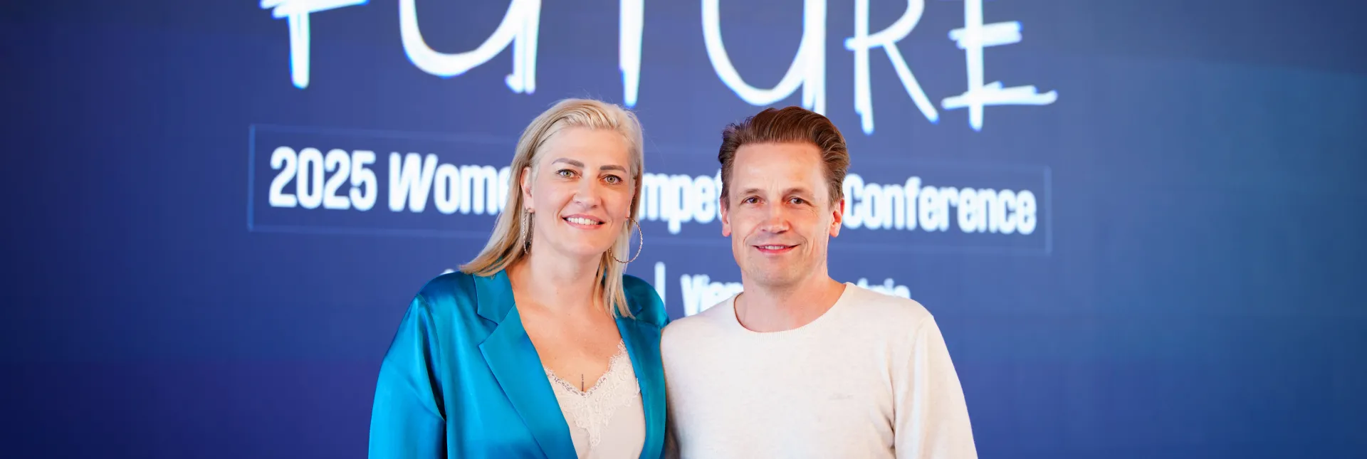 Anja Althaus und Christoph Wendt bei der Competitions Conference der EHF. - Foto: Eva Manhart
